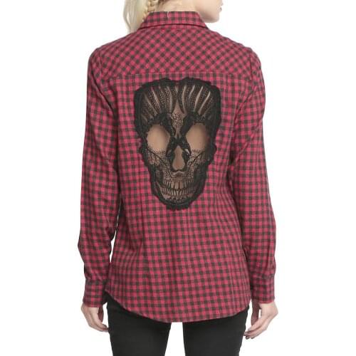 MusLotus Women's Plaid Shirts
