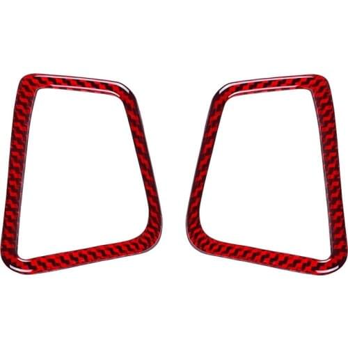 For Ford Explorer 2013-2018 Dashboard Air Vent Trims Wind Outlet Interior Decoration Stickers Carbon Fiber