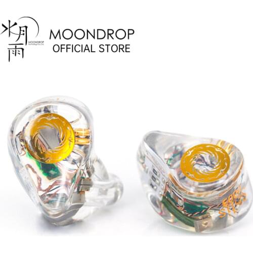 MoonDrop Solis In-ear Earphone Transparent Version Headset 2EST+4BA Hybrid Drivers Earbuds HiFi Headphone