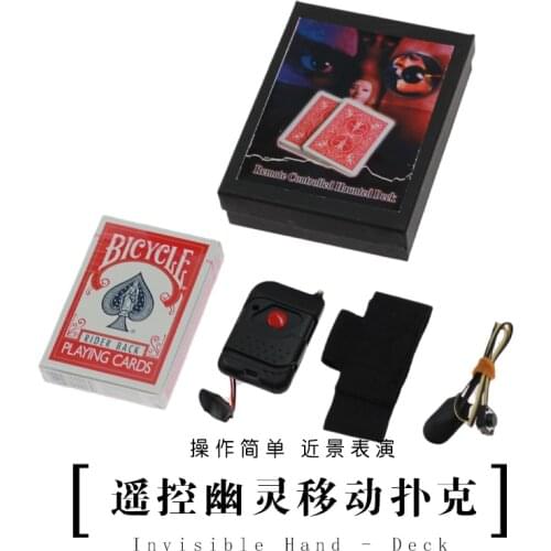 Invisible Hand - Deck (Remote control),Card Magic Tricks,Electrical,Classic magic,Mentalism,Accessories,Illusions,Haunted