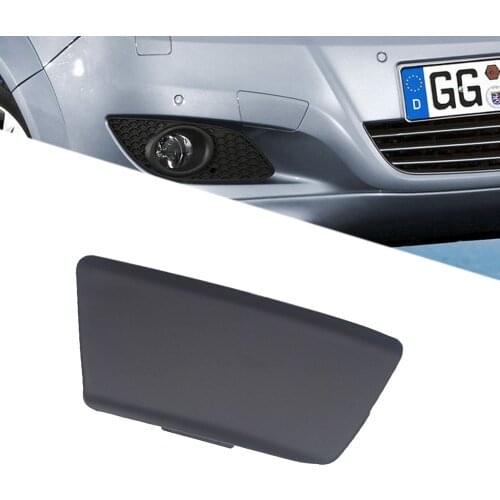 Fits For Vauxhall Zafira B 2008 - 2014 Front Bumper Towing Eye Cover Cap Black/Grey