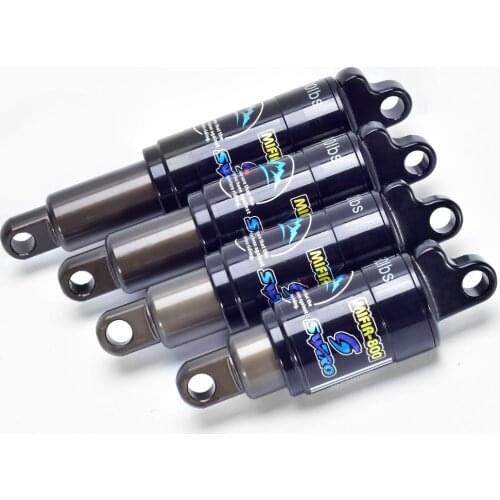 Bicycle Oil Pressure Spring Rear Shock Absorber Aluminum Alloy Electric Mountain Bike Part 125/150/165/190mm