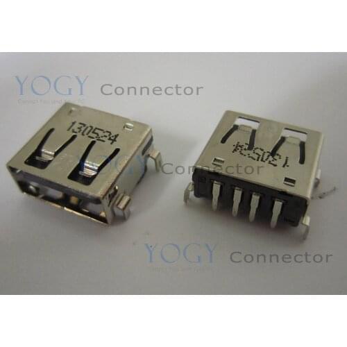 10pcs 12mm Female USB Jack Connector fit for HP EliteBook 2530p Lenovo Flex 3-1120 80LX Series and other laptop motherboard