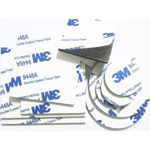 Various sizes 10pcs/lot 3M 9448A Black Double Sided Tape EVA Foam Pad Mounting Use Auto Car Decorative Article Wall Pendant Home