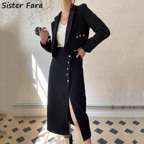Sister fara Women's Suits With A Skirt
