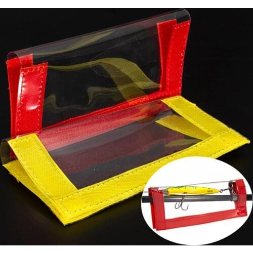 Outdoor sports fishing storage bag transparent nylon bait fishing bait coat bag hook storage bag outdoor fishing gear