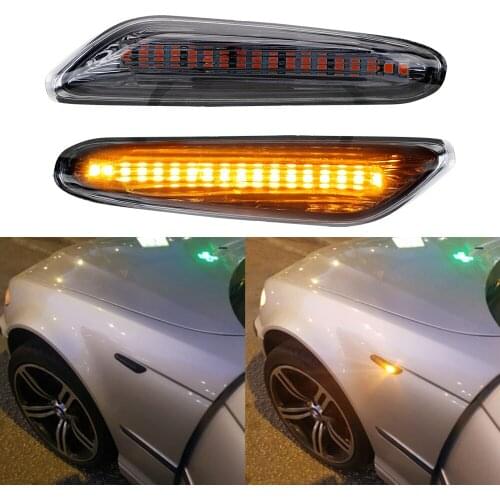 LED Side Marker Light Error Free Auto Lamp Car Indicator Turn Signal Lights For BMW E90 E91 E92 E60 E87 E82 E61 DC 12V