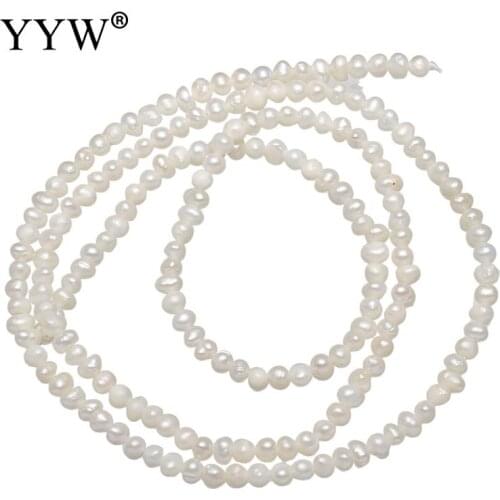 Natural Freshwater Pearl Loose Beads white 2.1mm Approx 0.8mm Sold Per Approx 15 Inch Strand