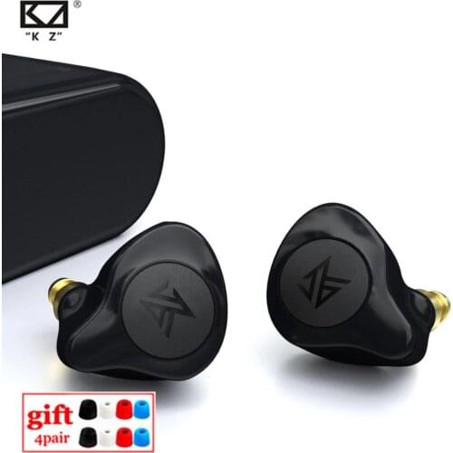 KZ S2 1DD+1BA Hybrid TWS True Wireless Bluetooth v5.0 Earphones Game Earbuds Touch Control Noise Cancelling Sport Headset