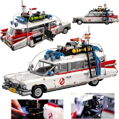 In Stock Ecto-1 Building Blocks Brick Toys Building Block Toy Christmas Gift