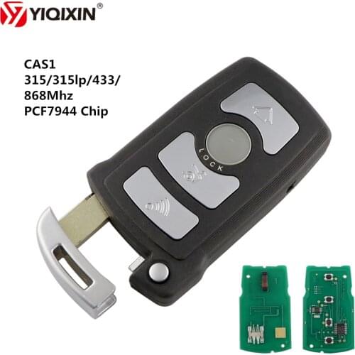 YIQIXIN 4 Button Smart Key 315/315LP/433/868Mhz PCF7944 Chip For BMW 7 Series E65 E66 E67 E68 745i 745Li 750i 750i CAS1 System