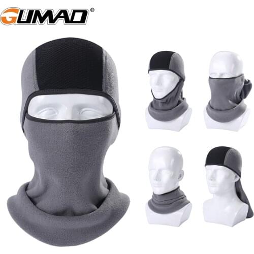 Winter Thermal Fleece Scarf Balaclava Tactical Snowboard Ski Full Face Mask Warmer Cycling Neck Cover Hat Hiking Masks Men Women