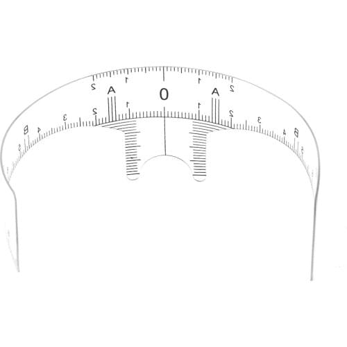 Reusable Semi Permanent Makeup Eyebrow Ruler Eye Brow Measure Tool Eyebrow Guide Ruler Microblading Calliper Stencil Makeup 1pc