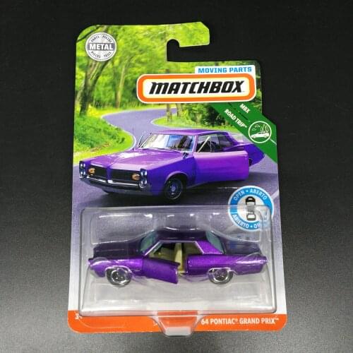 2019 Matchbox Car 1:64 Sports 64 PONTIAC GRAND PRIX Metal Material Body Race Car Collection Alloy Car Gift