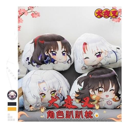 2021 Anime Yashahime: Princess Half Demon Moroha Setsuna Towa Inuyasha Plush Doll Pillow Toys Cartoon Cushion Birthday Xmas Gift