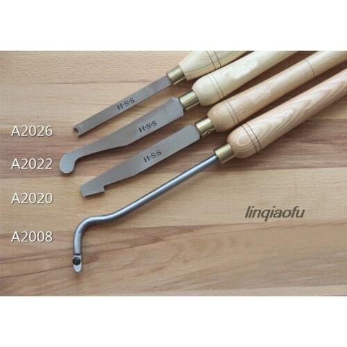 A2008 A2020 A2022 A2026 Woodturning Hollowing Tools, HSS Woodworking Gouges
