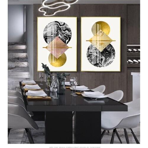 Geometry Abstract Wall Art Canvas Posters and Prints Minimalist Painting Decorative Picture for Living Room Modern Home Decor