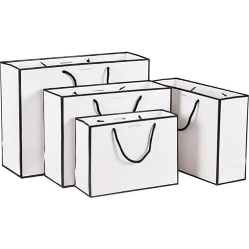 Large Size Gold Present Box For Pajamas Clothes Books Packaging Gold Paper Box Bags Kraft Paper Gift Bag