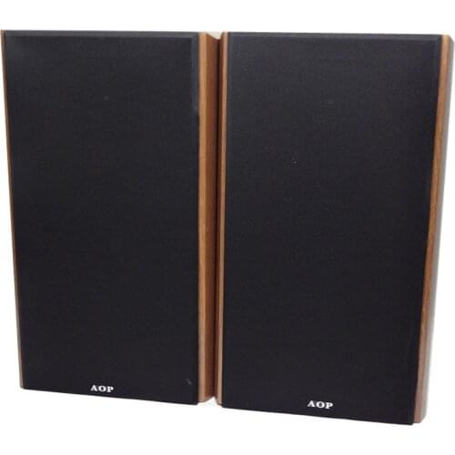 KYYSLB 70W 4-8 Ohm 802 8.5 Inch Two-way Bookshelf Passive Speaker High Fidelity High Bass Wooden Home 2.0 Desktop Speaker