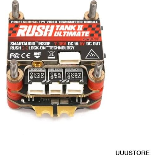 RUSHFPV RUSH BLADE F722 Flight Controller Analog 50A Blheli_32 ESC TANK II 800mW VTX PFB 3-6S Stack Combo for RC FPV Drone