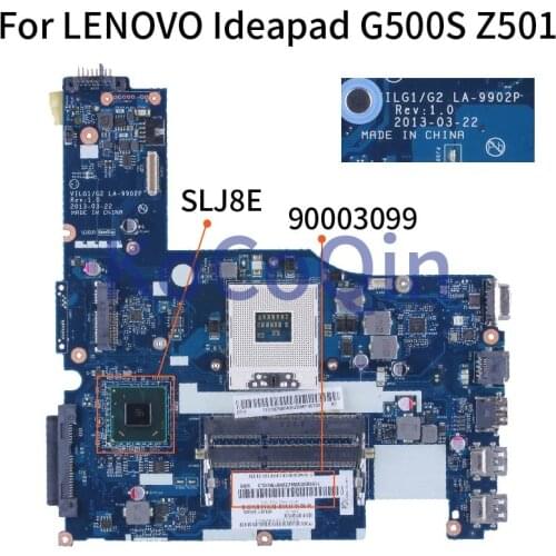 For LENOVO Ideapad G500S Z501 HM75 15' Inch Notebook Mainboard SLJ8E 90003099 VILG1/G2 LA-9902P HM75 DDR3 Laptop Motherboard