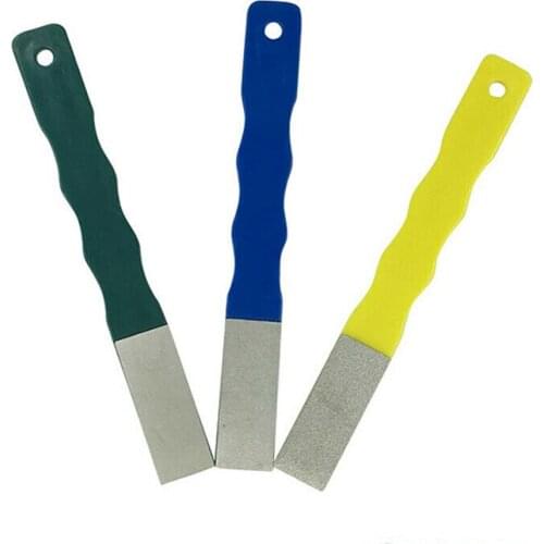 Portable 3Pcs Diamond File Sharpener Hand Saw Sharpening And Straightening Wood Rasp File Carving Metal Glass Grinding Hand Tool