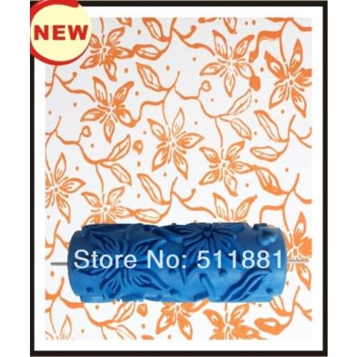 5'' Liquid wallpaper print roller tools FREE SHIPPING 125mm liquid wallpaper patterned paper mould wall paint print roller
