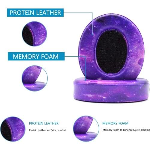 Studio 3 Ear Pads Replacement Ear Pads Protein PU Leather Ear Cushion Compatible with Beat by Dr.Dre Studio 2.0 Studio 3 B0500 B