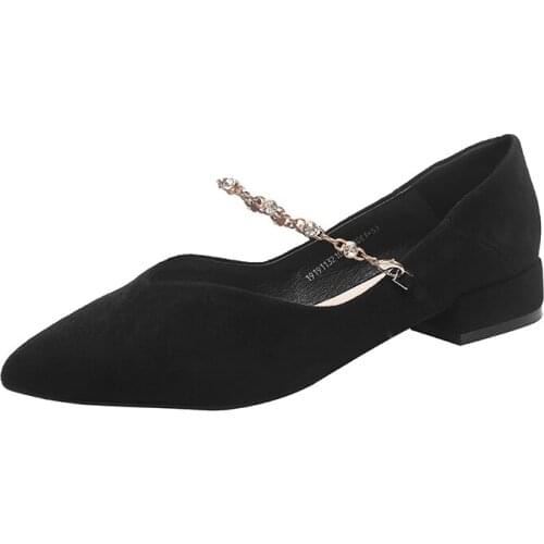 Fashion Office Lady Pumps High Square Heel Pointed Toe Slip On Women Shoes Shallow Mouth OL Casual zapatos tacon mujer U14-23