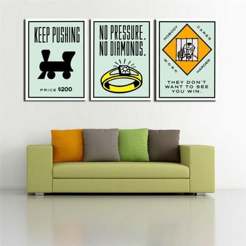 Inspirational Doodle Anime Posters Wall Painting Wall Art Nicer Home Decoration Accessories Suitable For Living Room Office Cafe