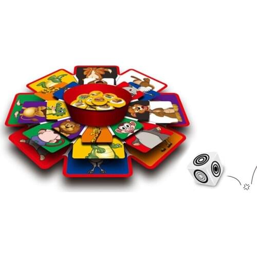 Rotating Board Game Parent-child Interaction Education Game English Verison Best Gift for Children