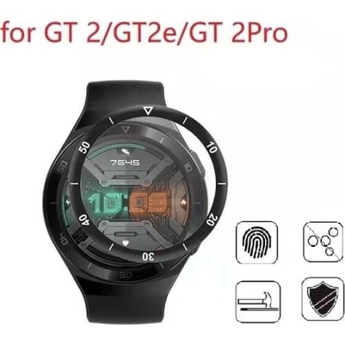 Protective Film For Huawei Watch GT 2 GT2 46mm 42mm GT2e Pro Curved Soft Fibre Smartwatch Full Screen Protector Not Glass