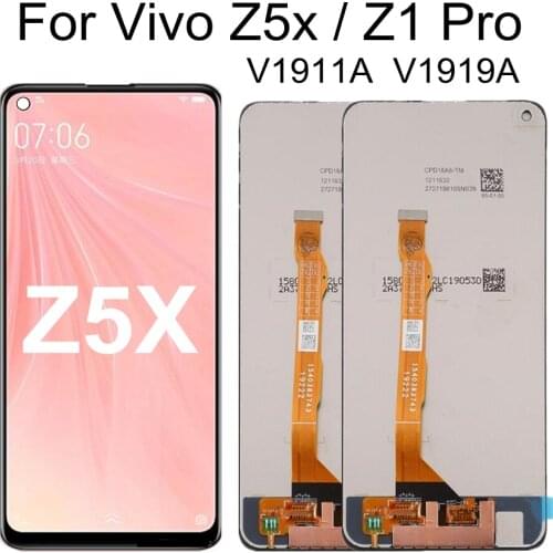 6.53" For Vivo Z5x V1911A V1919A LCD Display Touch Screen Digitizer Assembly Replacement For Vivo Z1 Pro LCD Display