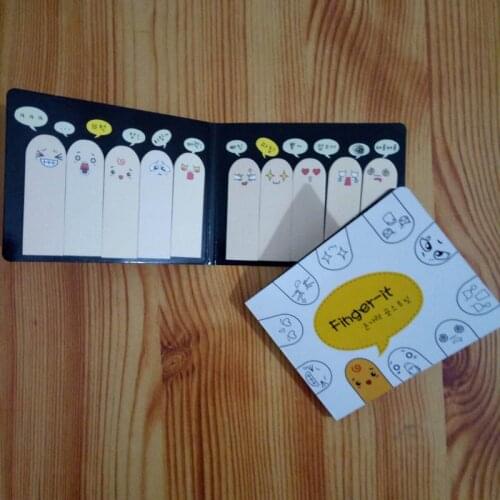 100PCS Cute Sticker Bookmark Point It Marker Memo pads Flags Finger Sticky Notes sticker paper for
