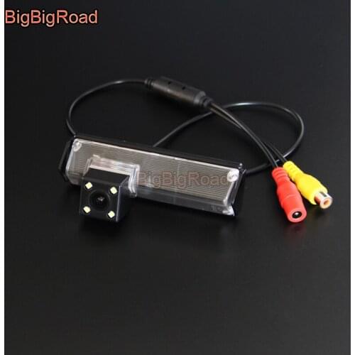 BigBigRoad For Mitsubishi Montero Pajero Sport Grandis Challenger Nativa Car Rear View Reverse Backup parking camera waterproof