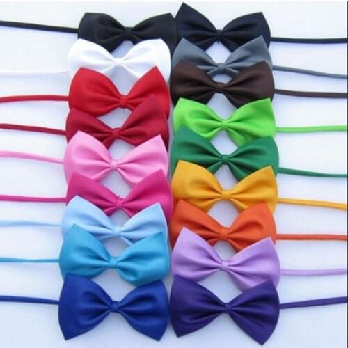 1 Piece Adjustable Dog Cat Bow Tie Neck Tie Pet Dog Bow Tie Puppy Bows Pet Bow Tie Different Colors Supply Chihuahua Pet Costume