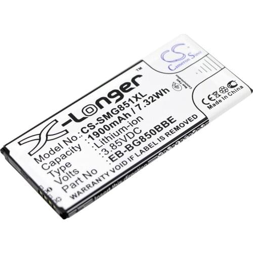 CS 1900mAh/7.32Wh battery for Samsung Galaxy Alpha,Galaxy Alpha LTE-A,SM-G850,SM-G8508,SM-G8508S,SM-G8509v