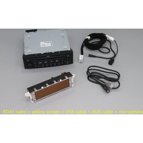 For Peugeot e Citroen Auto RD4CD Lettore di Aggiornamento RD45CD di Sostegno del Giocatore di Bluetooth USB Bluetoot