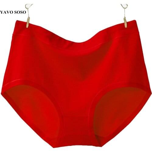 YAVO SOSO 2Pcs/lot Cotton Panties lady Underwears plus size 6XL candy colors 11 colors Comfortable lingeries womens briefs
