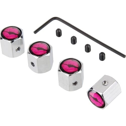 Car Tire Valve Caps Sexy Lips Wheel Covers Decoration for Mitsubishi Audi Yamaha LADA Mazda Chevrolet BMW Skoda Car Accessories