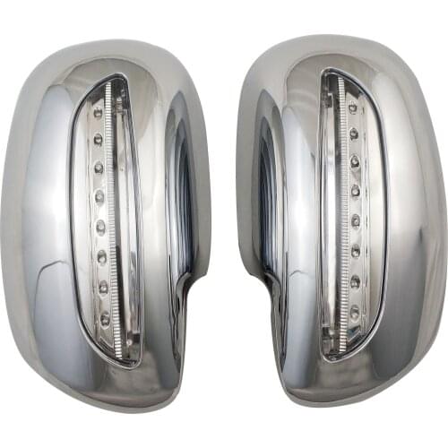 2008 2009 2010 2012 2013 For Toyota Yaris Vios ABS Chrome plated Rearview door mirror cover with led Auto supplies