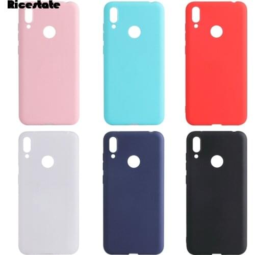Matte Case For Huawei Y6 2019 Silicone TPU Cover Soft Phone Case For Huawei Y6 2019 Case