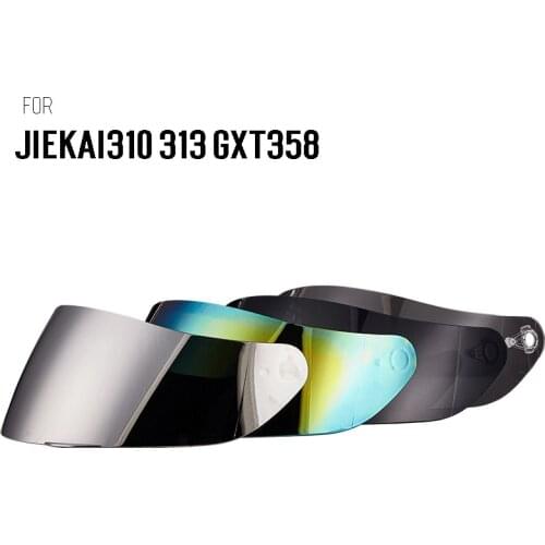 Motorcycle GXT358 JIEKAI 313 310 Helmet Visor Lens Motocross Helmet Full Face Visors Face Shield Color FOR JIEKAI GXT HELMETS