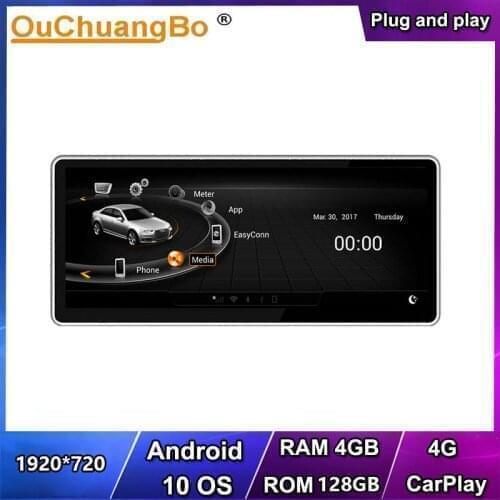Ouchuangbo 10.25 inch IPS screen audio stereo gps head units for Q7 Q7L 2005-2015 LHD RHD support 8 core android 10 4GB+64GB