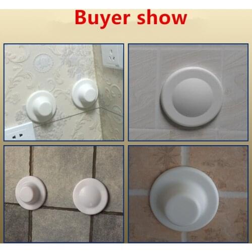 Round wall Hole dust cover Self adhesive plastic Decorative cap for bathroom kitchen Reserved port hole plugs Pest control 80mm