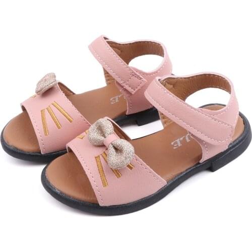 Skoex Kids Girls Fashion Princess Sandals Children Summer Flat Open Toe Sandals Soft Breathable Toddler Little Girl Casual Shoes