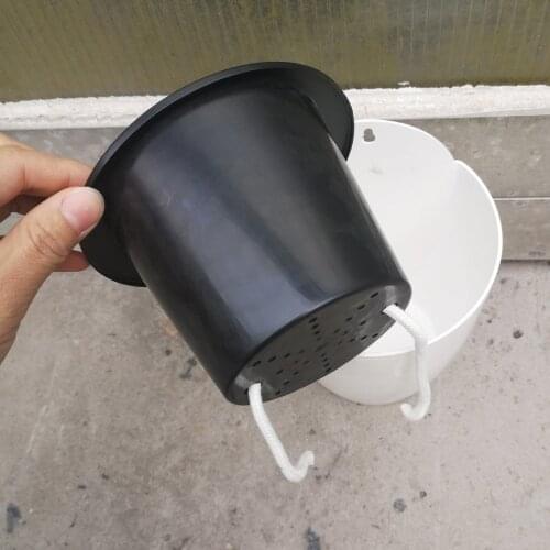 Modern Design Home Wall Hanging Design Flower Pot Round Shape Resin Hydroponics Chlorophytum Potted Flower Pots