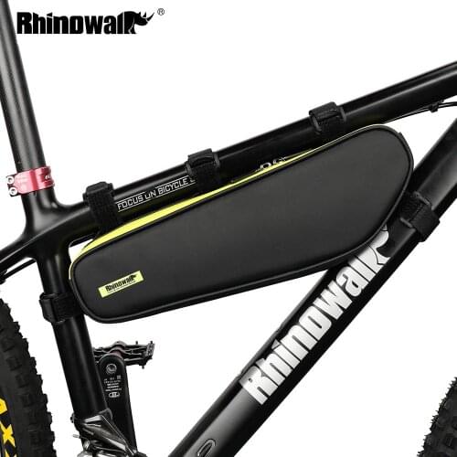 Rhinowalk Bicycle Top Tube Front Frame Bag Waterproof MTB Road Triangle Pannier 3L Packing Repair Tools Pouch Bike Accessories