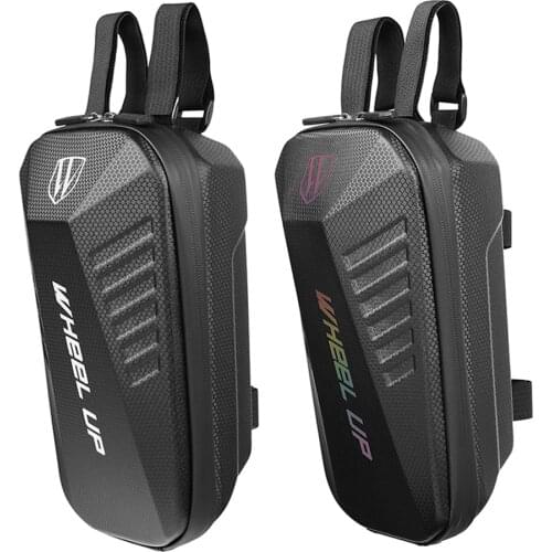 WHEEL UP Electric Scooter Hanging Bag Hard Shell Front Frame Waterproof Zipper Pouch for Xiaomi M365 PRO Ninebot HX X7
