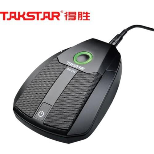 Takstar BM-650 Boundary Microphone touch mute switch use for voice monitoring Teaching program recording & live broadcast studio